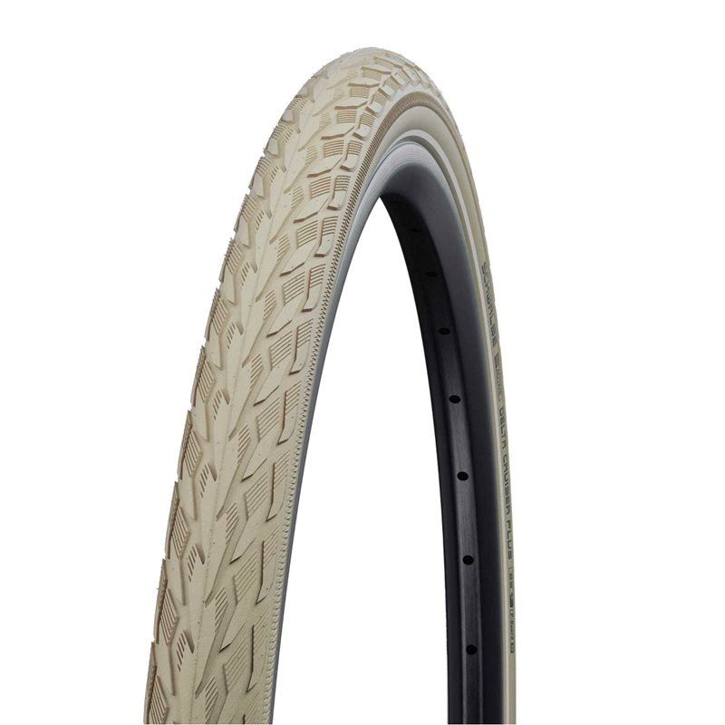 Schwalbe Cykeldäck Delta Cruiser Plus SBC Puncturser Plus SBC PunctureGuard 37-590 (26×1.375″) crem