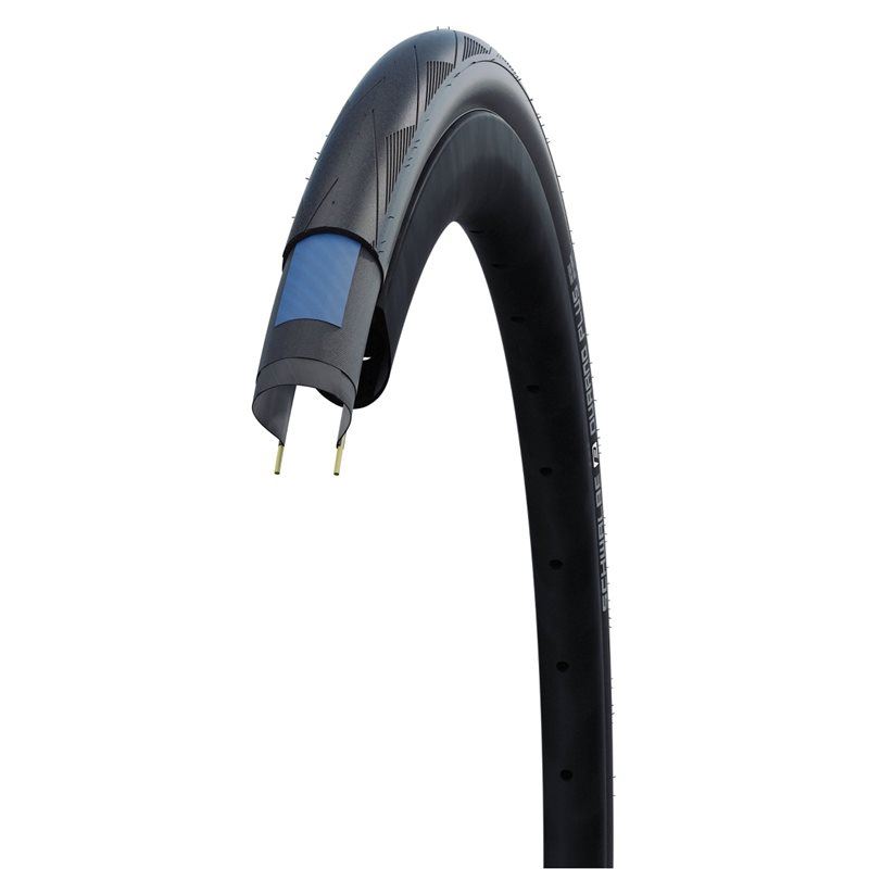 Schwalbe Cykeldäck Durano ADDIX DD RaceGuard 25-622 graphite sidewall Vikbart