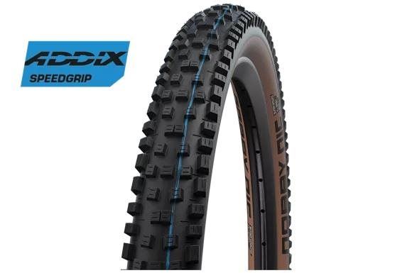 Schwalbe Däck Nobby Nic ADDIX SpeedGrip (62-622)b SpeedGrip (62-622)black/bronze