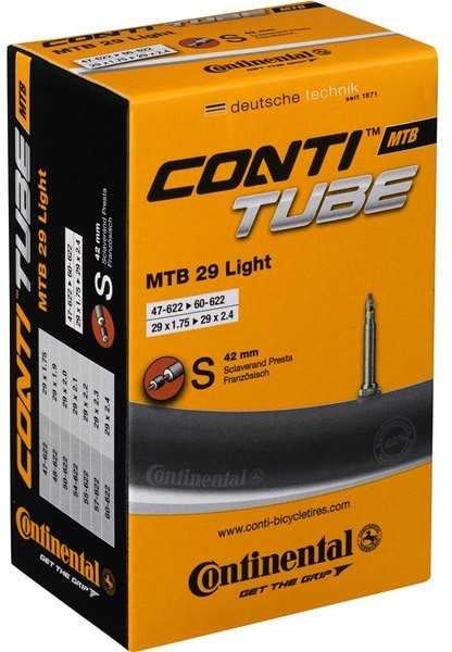 Continental Cykelslang MTB TubeLight 47/60-622 Raceright 47/60-622 Racerventil 42 mm