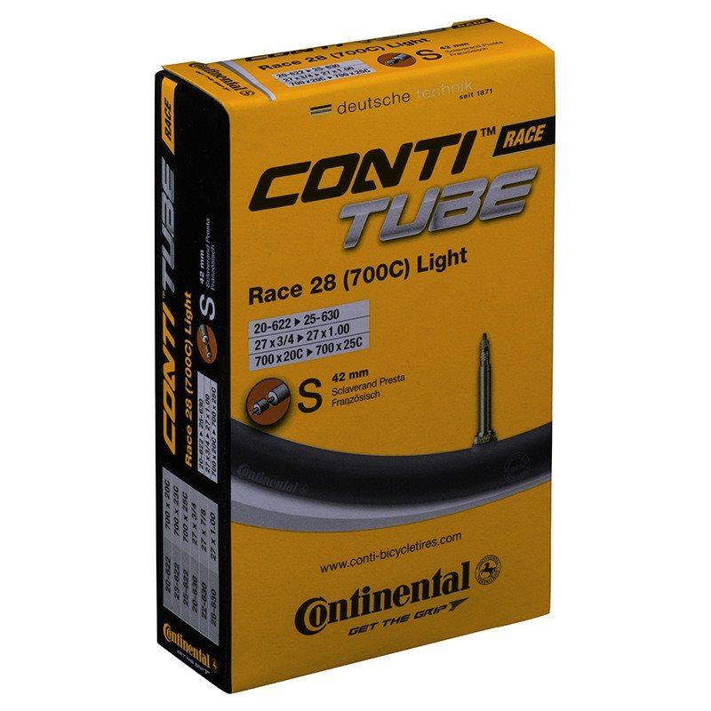 Continental Cykelslang Race Tube Light 20/25-622/630 Light 20/25-622/630 Racerventil 42 mm