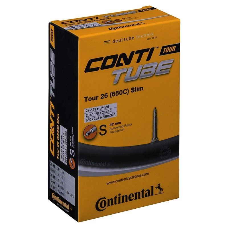 Continental Cykelslang Tour Tube Slim 28/32-559/597R Slim 28/32-559/597Racerventil 42 mm