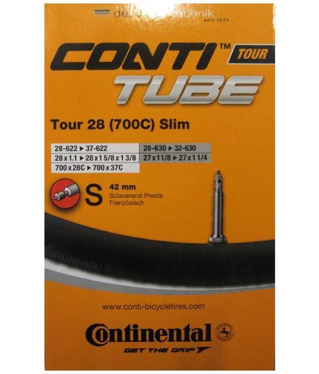 Continental Cykelslang Tour Tube Slim 28/37-622/630Racerventil 42 mm