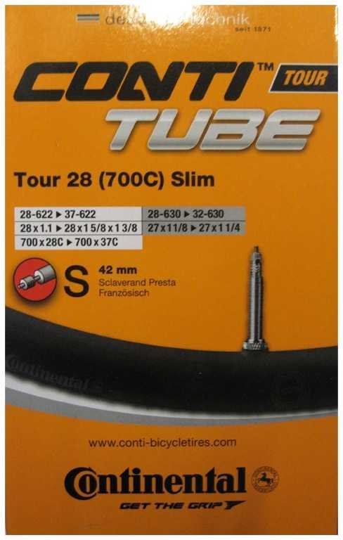 Continental Cykelslang Tour Tube Slim 28/37-622/630R Slim 28/37-622/630Racerventil 42 mm