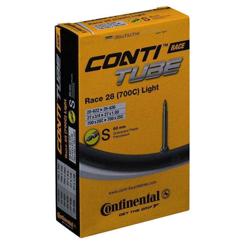 Continental Cykelslang Race Tube Light 20/25-622/630 Light 20/25-622/630 Racerventil 60 mm