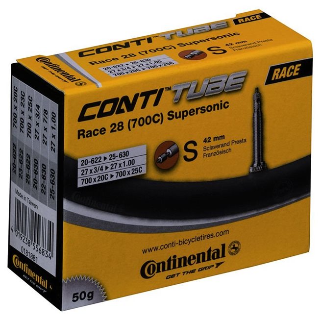 Continental Cykelslang Race Tube Supersonic 20/25-622/630 Racerventil 42 mm