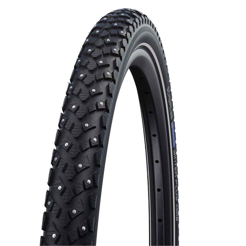 Schwalbe Dubbdäck Marathon Winter Plus SmartGuardnter Plus SmartGuard 42-622 (28×1.60″) Svart/Refle