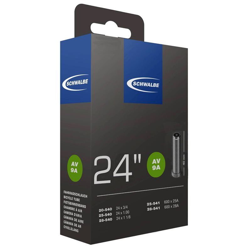 Schwalbe Cykelslang AV9A STANDARD 20/28-540/541 BDARD 20/28-540/541 Bilventil 40 mm