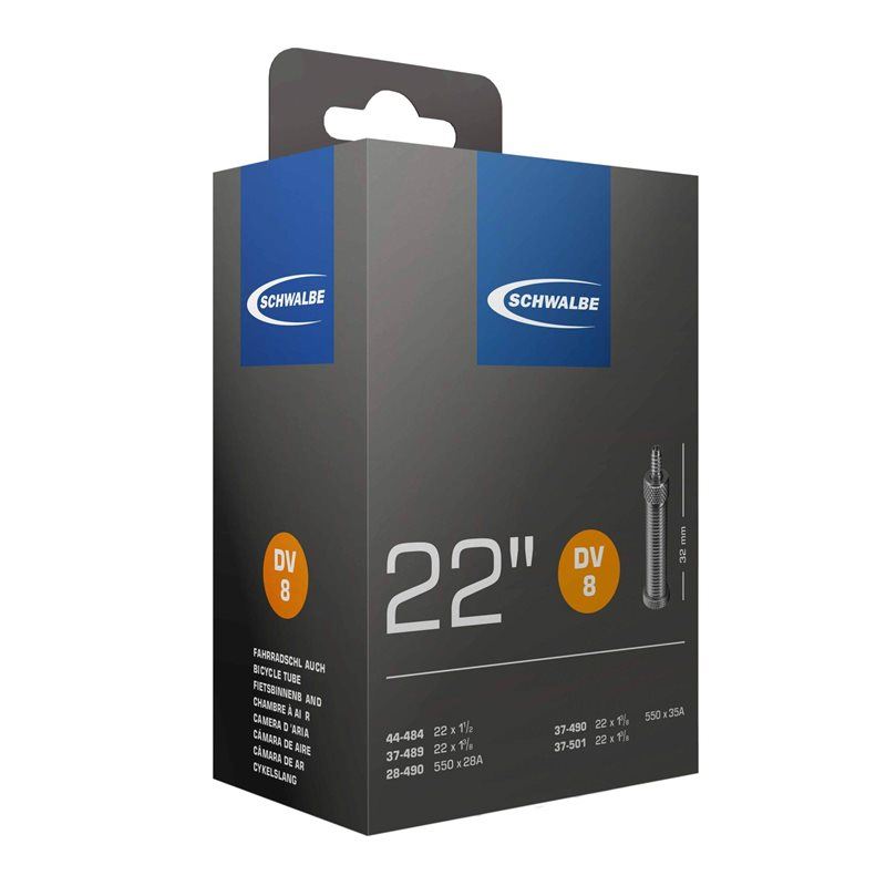 Schwalbe Cykelslang DV8 STANDARD 28/44-484/501 CyARD 28/44-484/501 Cykelventil 32 mm