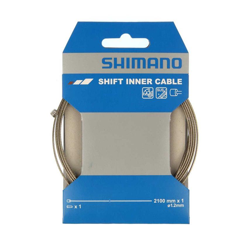 Shimano Växelvajer Shimano Racer/mtb rostfri 1st 1,2×2100 mm