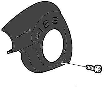 Läs mer om Schwalbe Indikatorkåpa med skruv Shimano Nexus 3truv Shimano Nexus 3till SL-3S35-E