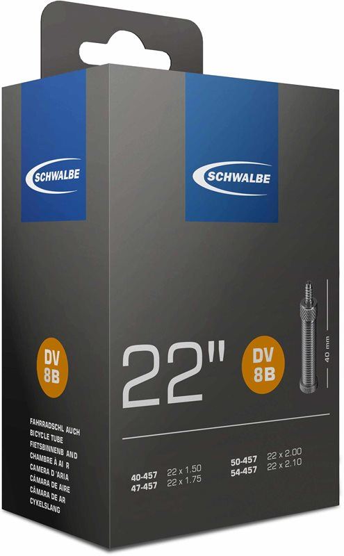 Schwalbe Cykelslang DV8B 40/54-457 standardventil4-457 standardventil 40 mm