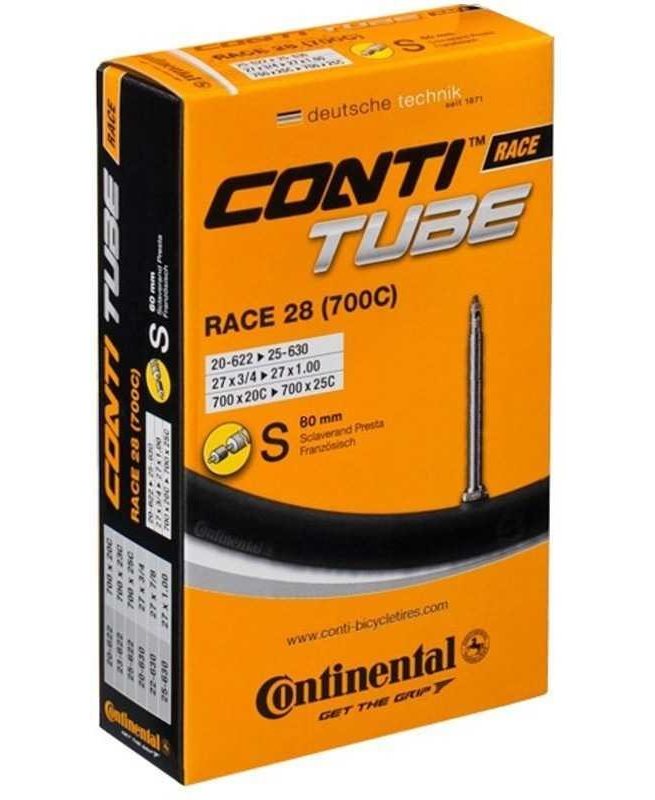 Continental Cykelslang Race 28 18/25-622/630 racerventil 80 mm