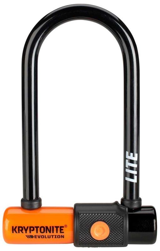 Kryptonite Bygellås Evolution Lite Mini-6 svart/oraite Mini-6 svart/orange