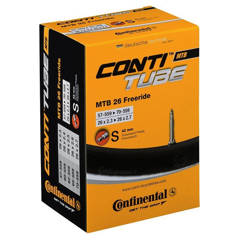 Continental Cykelslang MTB TubeFreeride 57/70-559 Rareeride 57/70-559 Racerventil 42 mm