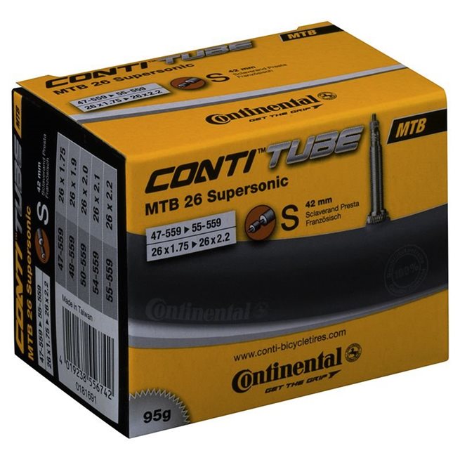 Continental Cykelslang MTB TubeSupersonic 47/55-559 Racerventil 42 mm