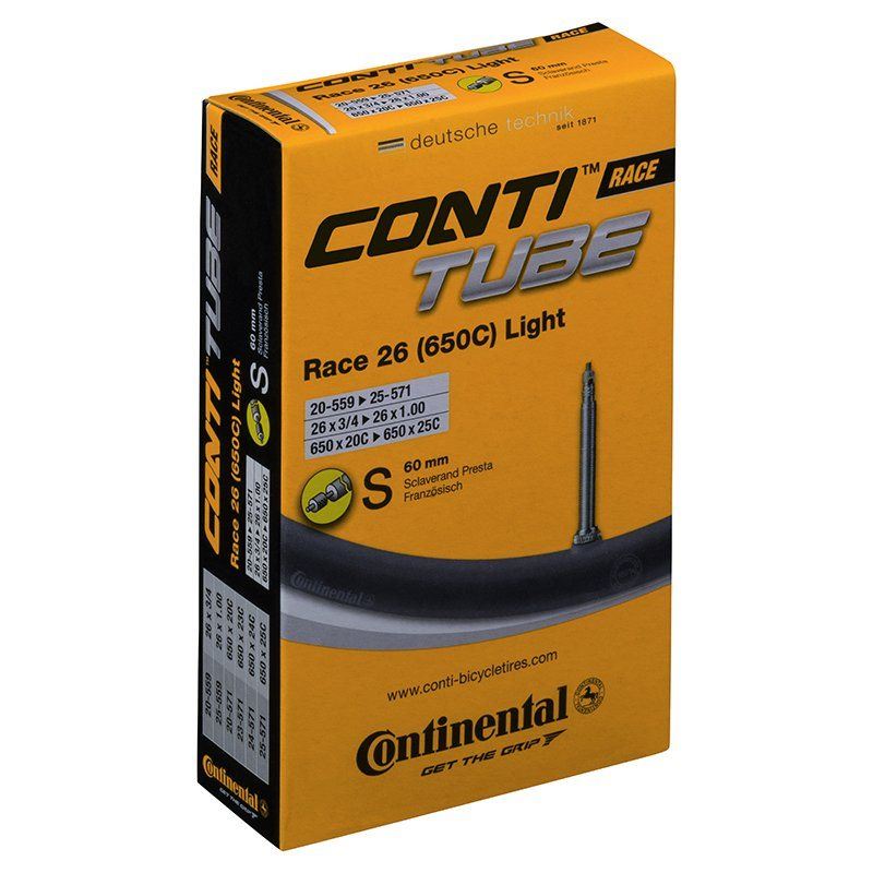 Continental Cykelslang Race Tube Light 20/25-559/571 Light 20/25-559/571 Racerventil 60 mm