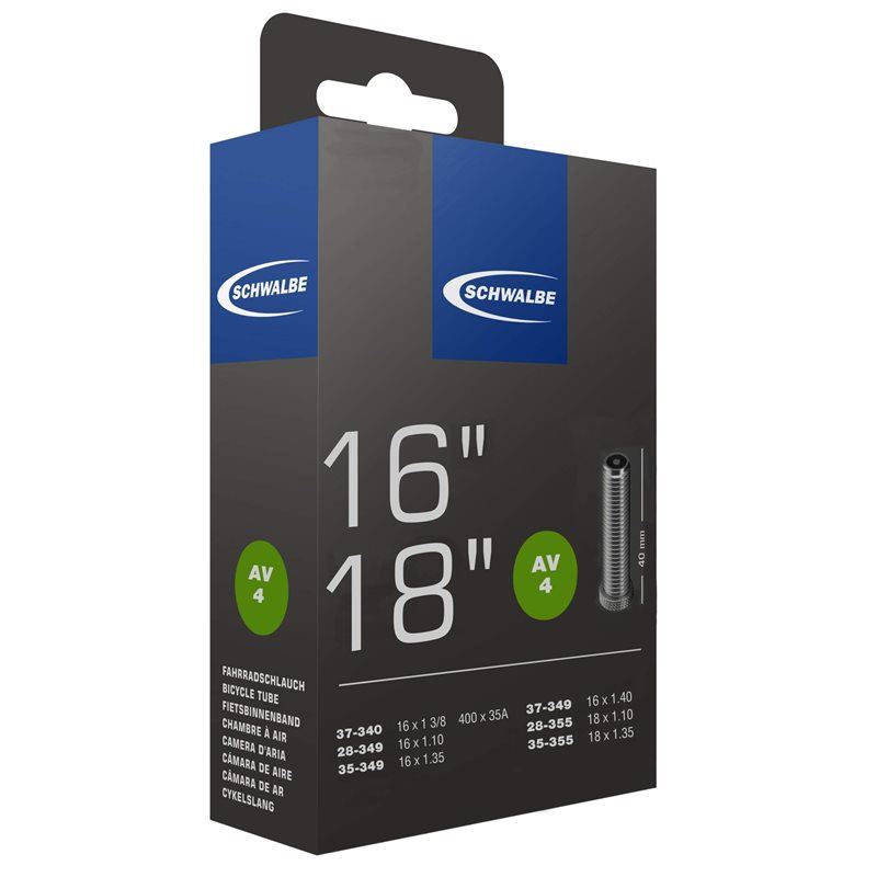 Schwalbe Cykelslang AV4 STANDARD 28/37-340/355 BiARD 28/37-340/355 Bilventil 40 mm