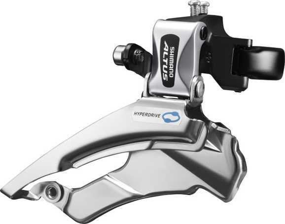 Shimano Framväxel Altus FD-M313 3 växlar highclamp dual pull 63-66°