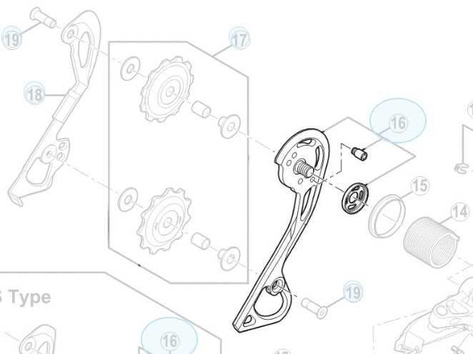 Shimano Yttre Cage RD-M786 GS