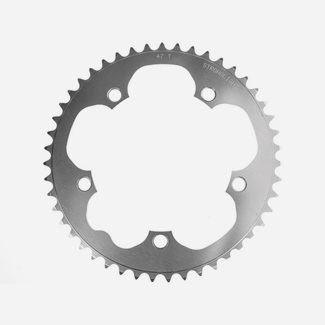 Absoluteblack Drev Stronglight Type S Road External Chainring 130mm 9/10S 53T Silver
