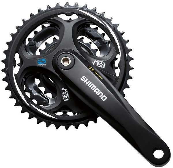 Shimano Vevparti Altus FC-M311 3 x 7-8 växlar 4811 3 x 7-8 växlar 48/38/28T 170 mm svart