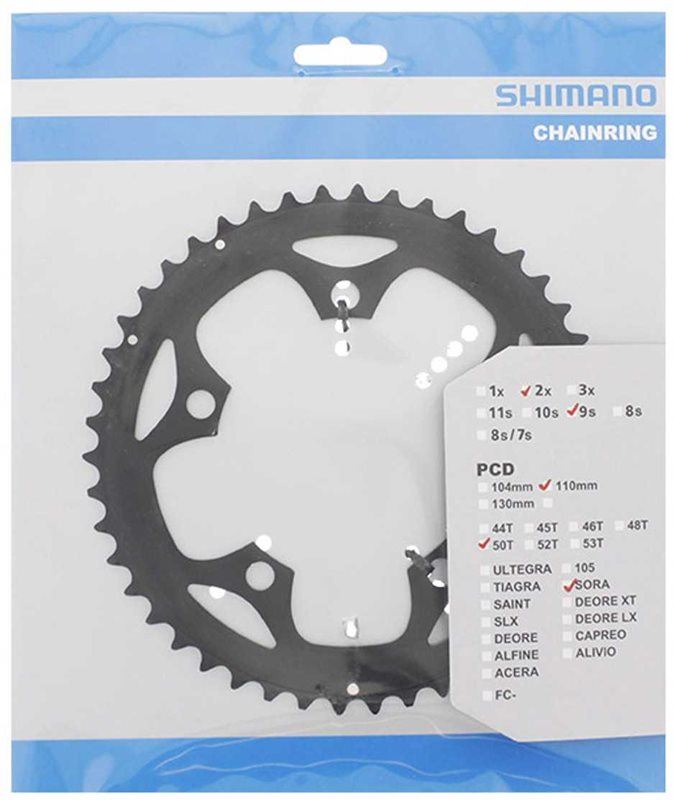 Shimano Drev Sora FC-3550 2 x 9 växlar 50T svart