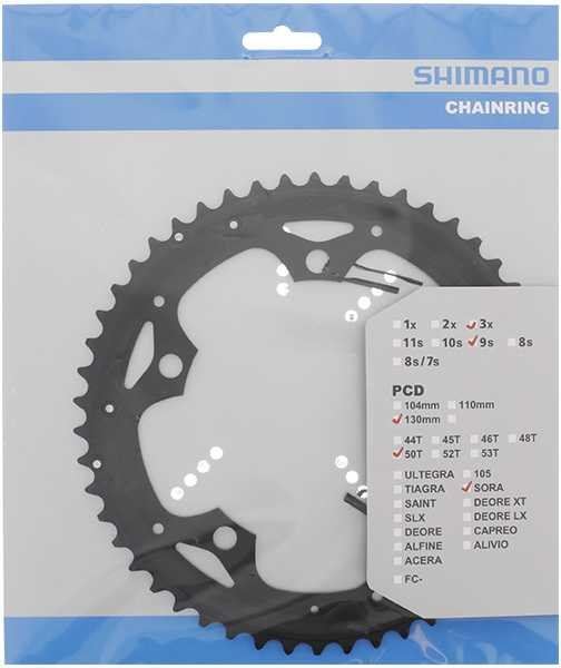 Shimano Drev Sora FC-3503 130 bcd 9 växlar 50T svart