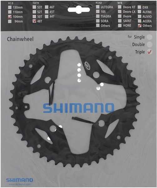 Shimano Drev Acera FC-T3010 104 bcd 9 växlar 48T svart