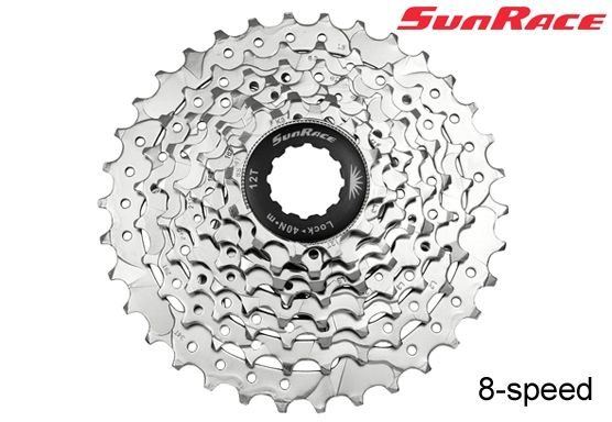 Sunrace Kassett CSM668AU 8 växlar 11-32T för Shiäxlar 11-32T för Shimano