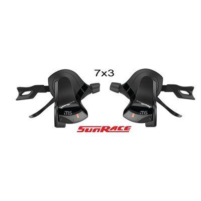 Sunrace Växelreglage M400 Trigger 3 växlar framvigger 3 växlar framvänster