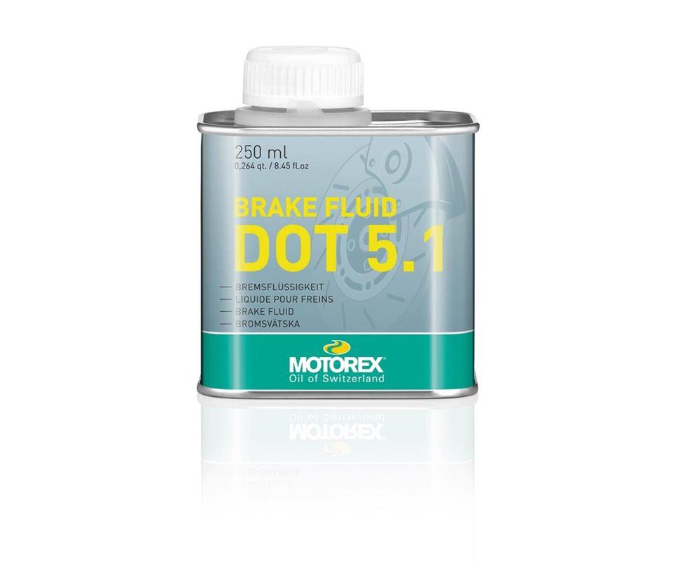 Läs mer om Shimano Bromsvätska MotorexDOT 5.1 Burk 250 mlOT 5.1 Burk 250 ml