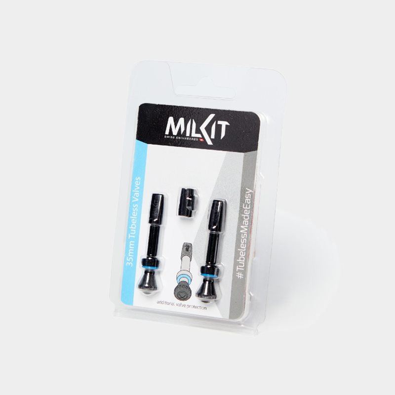 Milkit Tubelessventil Valve Pack 35mm 2-pack Pack 35mm 2-pack