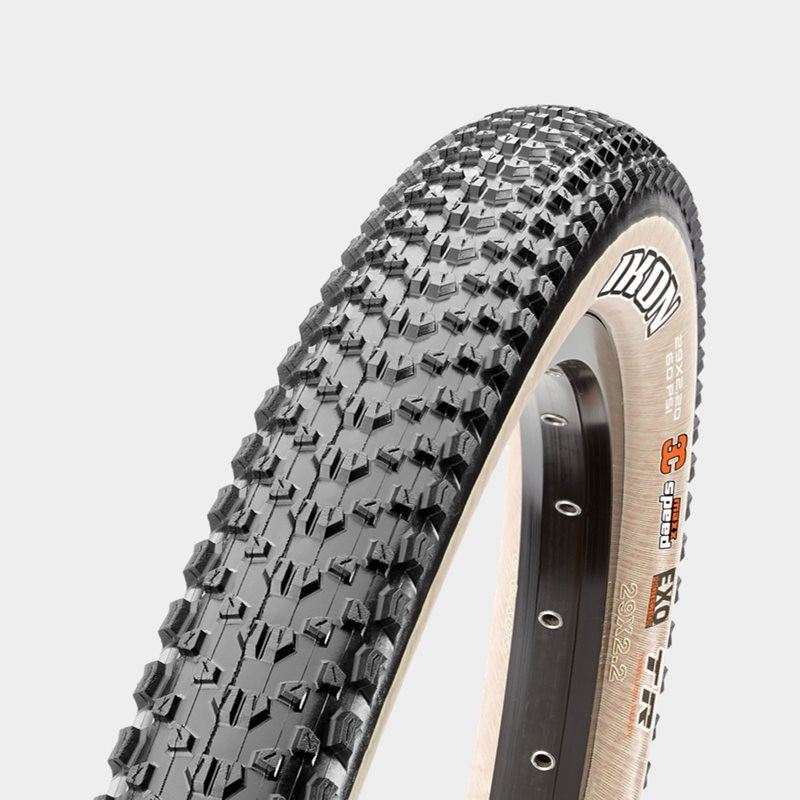 Maxxis Cykeldäck Ikon 3CS/EXO/TR Dark Tan Wall5XO/TR Dark Tan Wall57-622 (29 x 2.20) vikbart sva