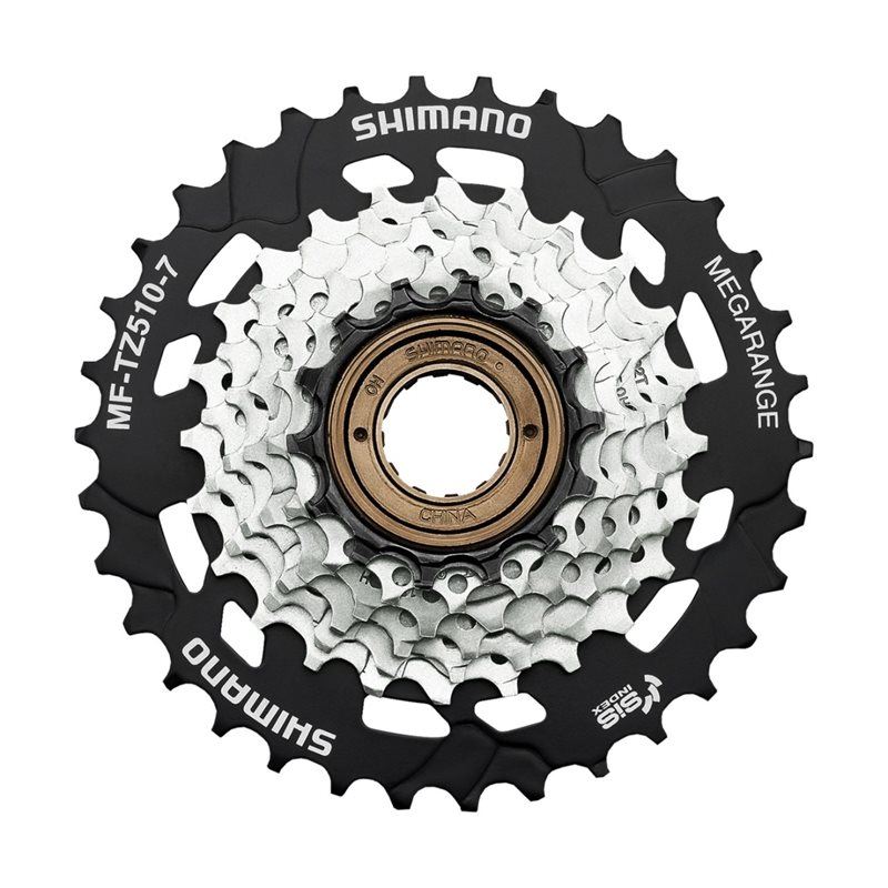 Shimano Frikrans MF-TZ510-77 växlad 14-28T växlad 14-28T