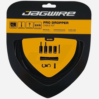 Jagwire Vajerkit Pro Dropper 0.8x2000 mm mm Vajer + 1700 mm hölje