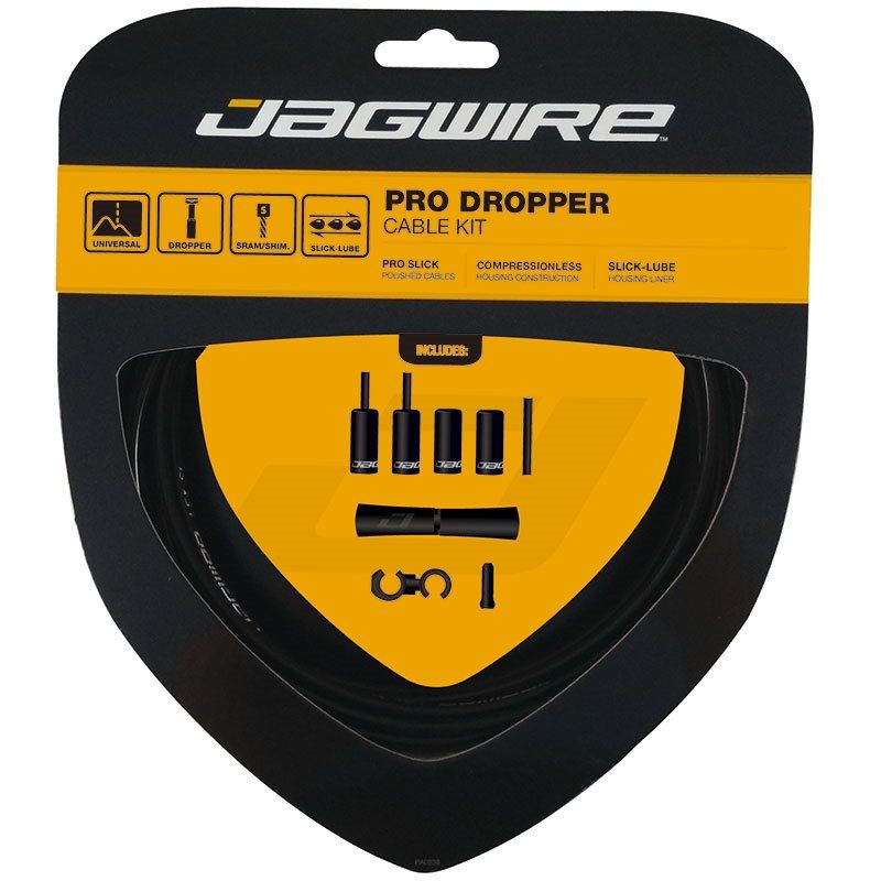 Jagwire Vajerkit Pro Dropper 0.8×2000 mm mm Vaje 0.8×2000 mm mm Vajer + 1700 mm hölje