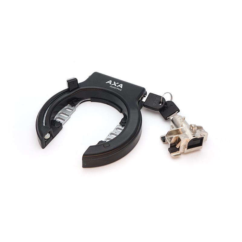 AXA Ramlås Solid med låscylinder för ram SSF Svart