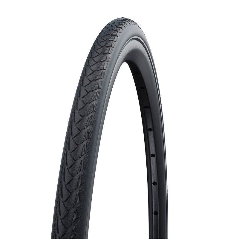 Schwalbe Rullstolsdäck Marathon Plus SmartGuard Bon Plus SmartGuard Black N Roll 25-489 (22×1.00″)