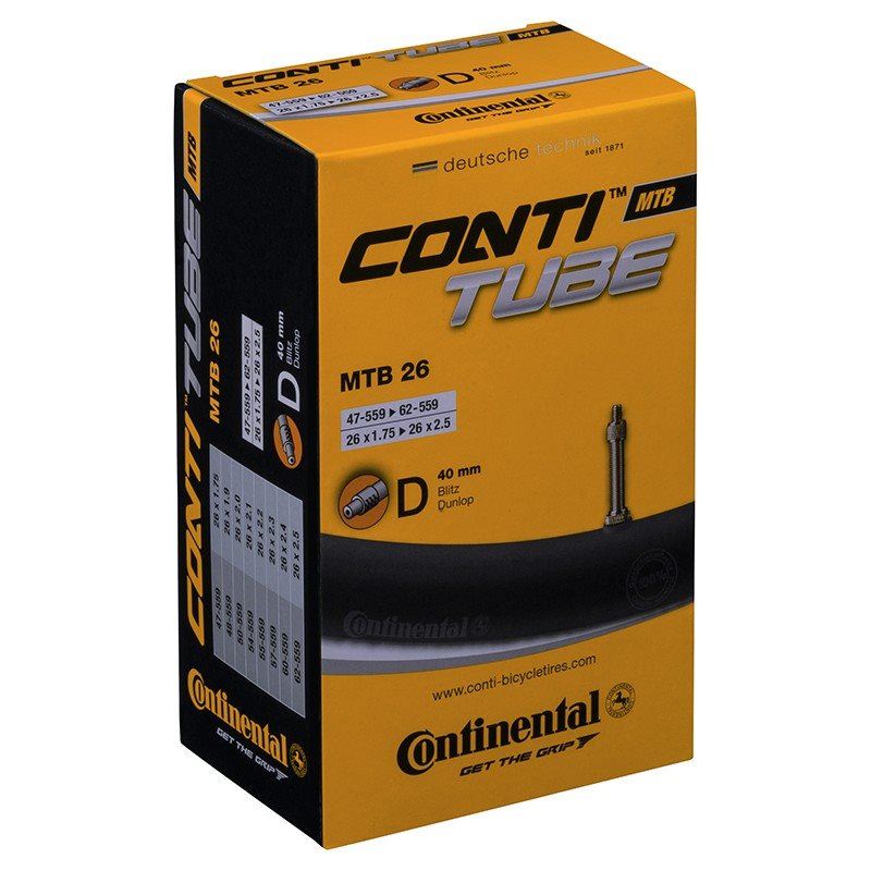 Continental Cykelslang MTB Tube 47/62-559 Cykelventil 40 mm