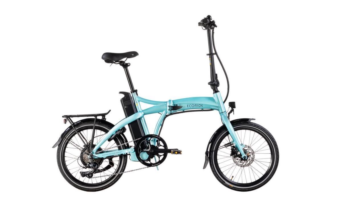 Ecoride Hopfällbar Elcykel Flexer 20 HS Fold H-9lexer 20 HS Fold H-9 ljusblå one-size