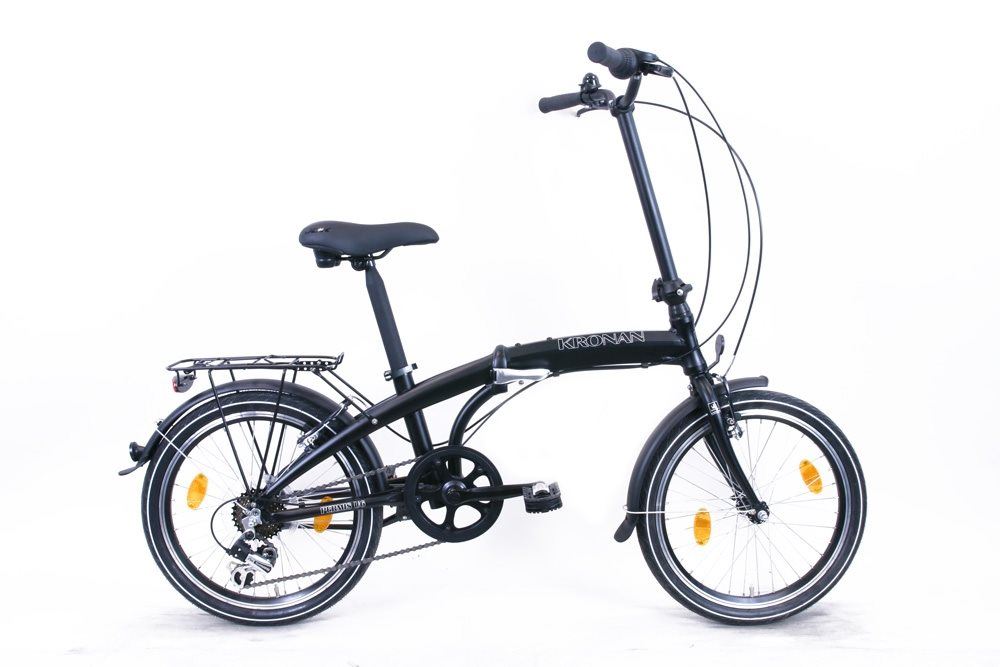 Kronan Hopfällbar cykel Permis U6 20″ 6-växladsvart os