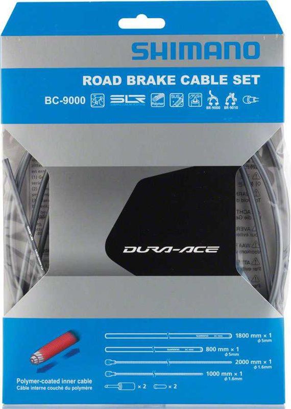 Shimano Bromsvajerset Dura-Ace 9000 Polymer-Belace 9000 Polymer-Belagda Vajrar