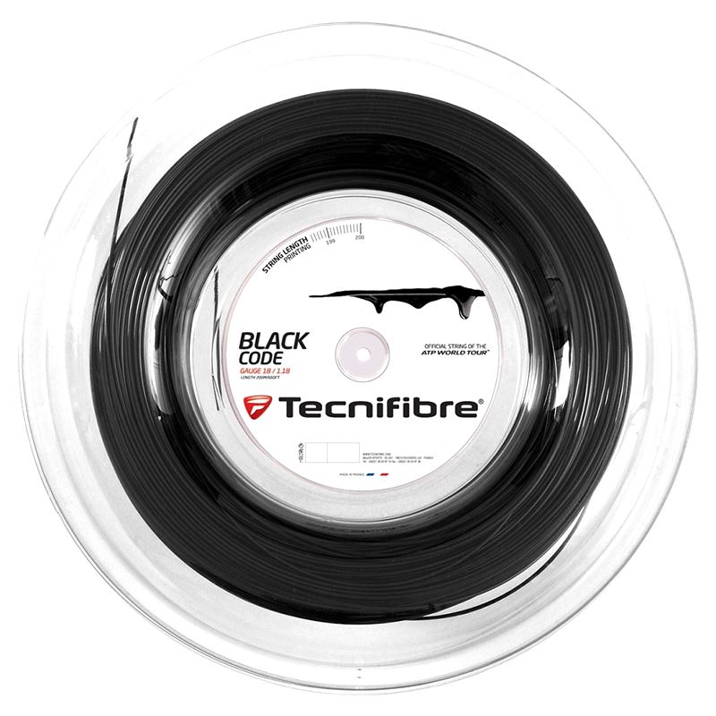 Tecnifibre Black Code (200M) 1.18/18 Gauge Tennissenor