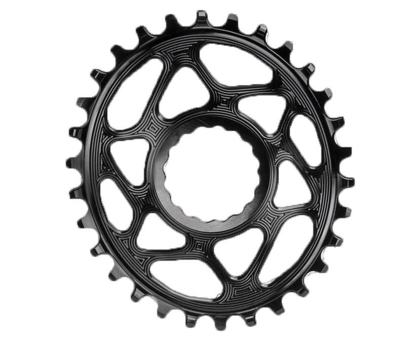 Absoluteblack Drev DM 3 mm Offset1x10/11/12-Speed Oval NW Cinch BOOST Alu