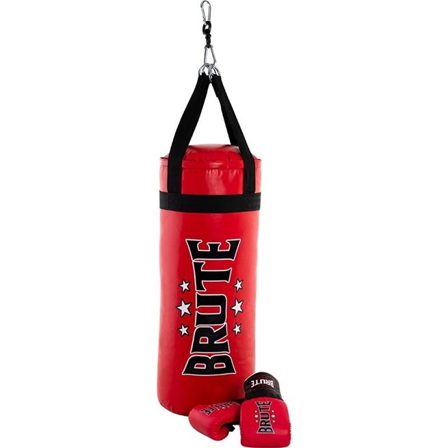 Brute Junior Boxing Kit PVC -Red, Paket Boxning