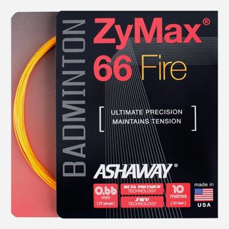 Ashaway Zymax 66 Fire set, Badminton Strenger