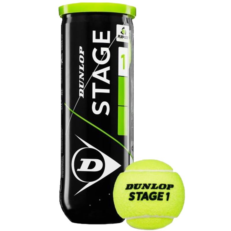 Dunlop Stage 1 Green 3-Pack Tennis pallot
