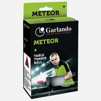 Garlando Meteor 1* 6-Pack, Bordtennisballer