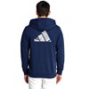 Adidas Club Teamwear Graphic Full-Zip Hoodie, Padel og tennissweater herrer